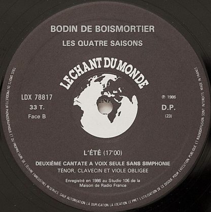 Le Chant Du Monde LDX 78.817/18 - Les Quatre Saisons = Die Vier - Image 4
