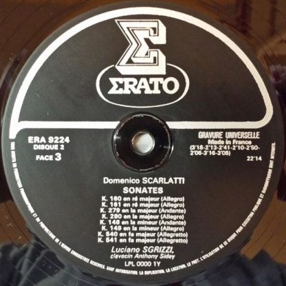 Erato ERA 9222 - 65 Sonates - Image 4