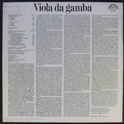 Supraphon 1111 2975 - Viola Da Gamba - Image 2