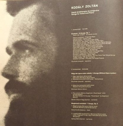 Hungaroton SLPX 11766-67 - Songs For Voice And Piano - Image 5