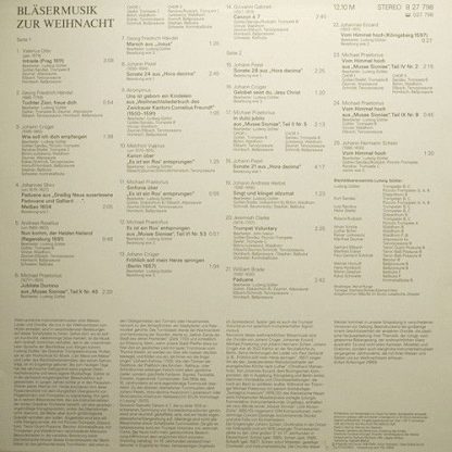 Eterna 8 27 798 - Bläsermusik Zur Weihnacht - Image 2