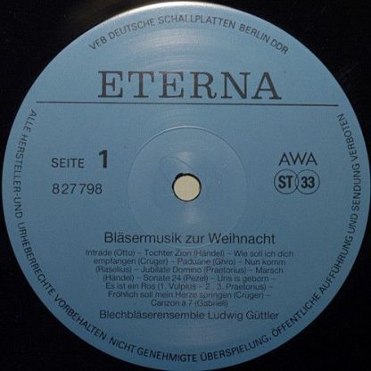 Eterna 8 27 798 - Bläsermusik Zur Weihnacht - Image 3