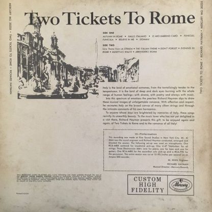Mercury MG 20235 - Two Tickets To Rome - Image 2