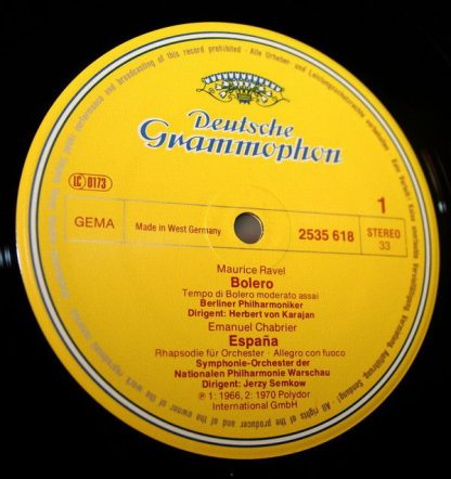 Deutsche Grammophon 2535 618 - Bolero (Spanische Impressionen) - Image 3