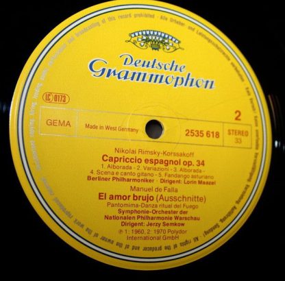 Deutsche Grammophon 2535 618 - Bolero (Spanische Impressionen) - Image 4