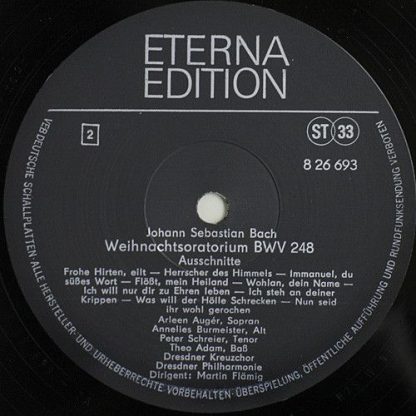 Eterna 8 26 693 - Weihnachtsoratorium Ausschnitte - Image 4