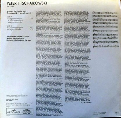 Eterna 8 26 502 - Konzert Für Klavier Und Orchester Nr. 1 B-moll - Image 2