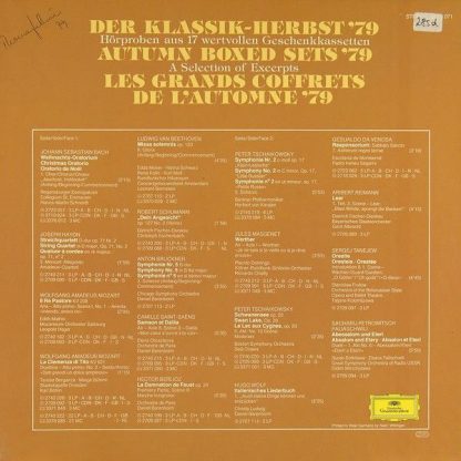 Deutsche Grammophon 2810 071 - Der Klassik-Herbst '79 - Hörprobe - Image 2