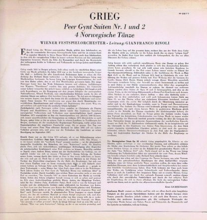 Concert Hall M-2277 - Peer Gynt - Suiten 1 Und 2 / 4 Norwegische - Image 2
