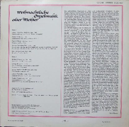 Eterna 8 25 497 - Weihnachtliche Orgelmusik Alter Meister - Image 2
