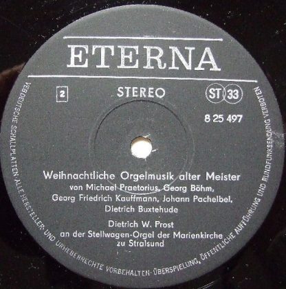 Eterna 8 25 497 - Weihnachtliche Orgelmusik Alter Meister - Image 4