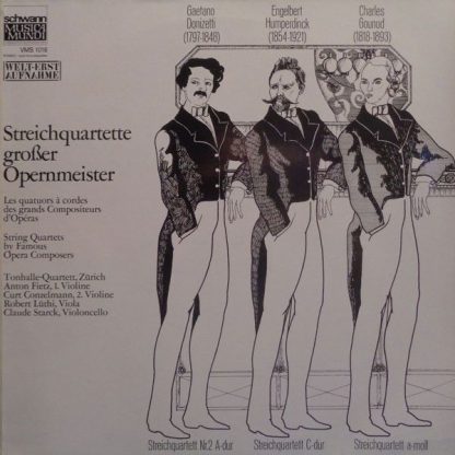 Schwann Musica Mundi VMS 1016 - Streichquartette Großer Opernmei