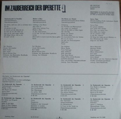 Amiga 8 40 017 - Im Zauberreich Der Operette 1 - Image 2