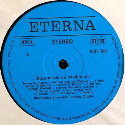 Eterna 8 27 798 - Bläsermusik Zur Weihnacht - Image 2