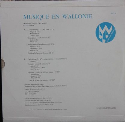 Musique en Wallonie MW 20 - Sonate E Sinfonie - Image 2