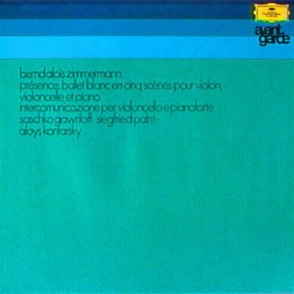 Deutsche Grammophon 643 542 - Présence: Ballet Blanc En Cinq Scè
