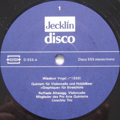 Jecklin-Disco 555 - Späte Kammermusikwerke - Image 3