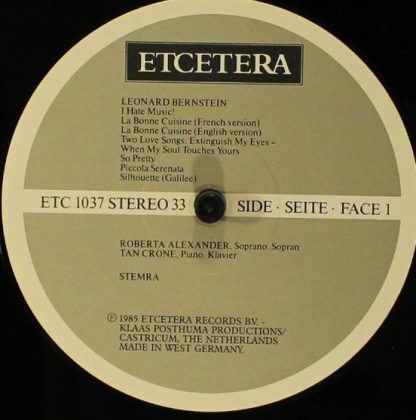 Etcetera (3) ETC 1037 - Songs - Image 5
