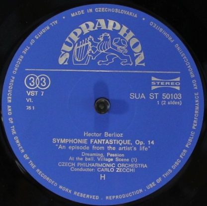 Supraphon SUA ST 50103 - Symphonie Fantastique - Image 3