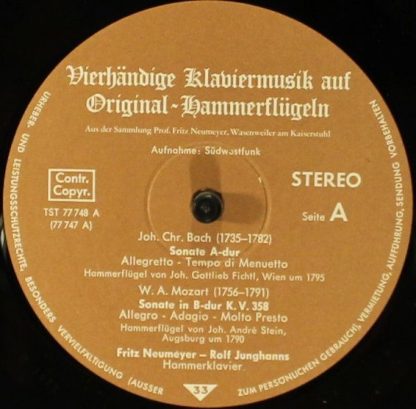 Not On Label 77 747 - Vierhändige Klaviermusik Auf Original-Hamm - Image 3
