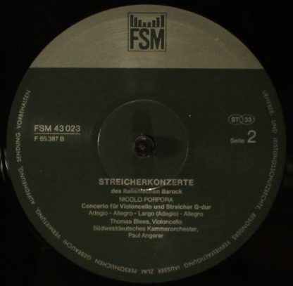 FSM FSM 43 032 - Streicherkonzerte Des Italienischen Barock - Image 4