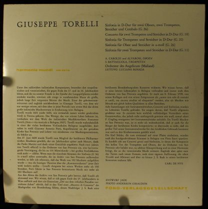 Harmonia Mundi HM 25119 - Sinfonie & Concerti Per Trombe E Oboi - Image 2