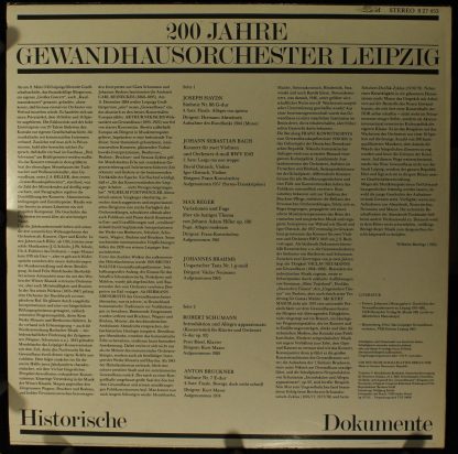 Eterna 8 27 453 - 200 Jahre Gewandhausorchester Leipzig (Histori - Image 2
