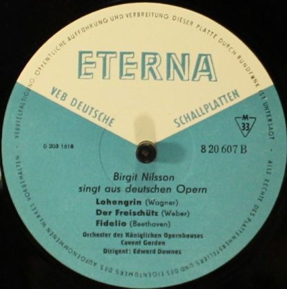 Eterna 8 20 607 - Birgit Nilsson Singt Aus Deutschen Opern - Image 4