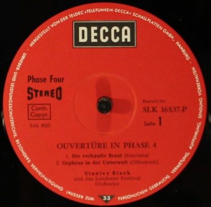 DECCA SLK 16837-P - Overture In Phase Four - Image 3
