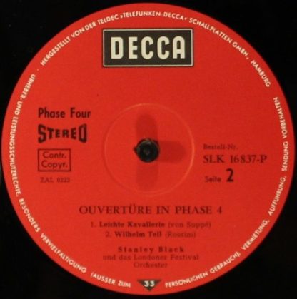 DECCA SLK 16837-P - Overture In Phase Four - Image 4