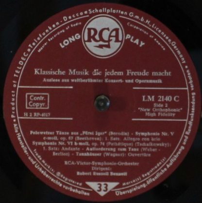 RCA LM-2140-C - Klassische Musik, Die Jedem Freude Macht - Image 4