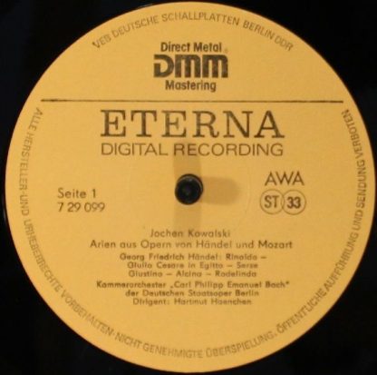 Eterna 7 29 099 - Arien Aus Opern Von Händel Und Mozart - Image 4
