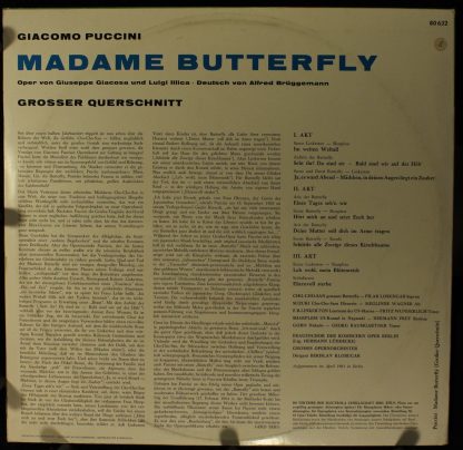 Columbia STC 80632 - Puccini Madame Butterfly - Grosser Querschn - Image 2