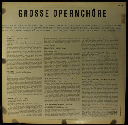 Electrola STE 80 629 - Grosse Opernchöre - Image 2