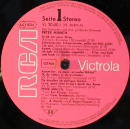 RCA VL 30410 - Die Schonsten Lieder Und Operetten / Melodien Aus - Image 2