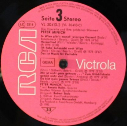 RCA VL 30410 - Die Schonsten Lieder Und Operetten / Melodien Aus - Image 4