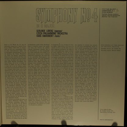 Supraphon 1110 1346 - Symphony No. 4 In G Major - Image 6