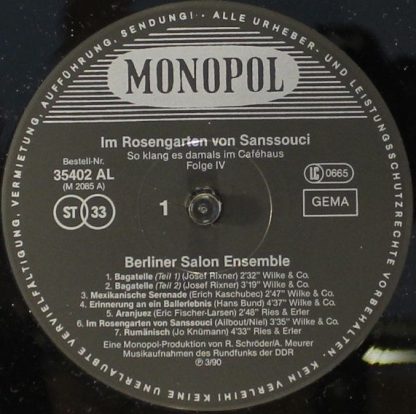 Monopol Records (2) 35402 AL - Melodisches Intermezzo - Image 3