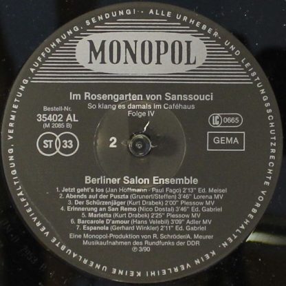 Monopol Records (2) 35402 AL - Melodisches Intermezzo - Image 4