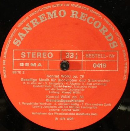 Sanremo Record 0419 - Konrad Wölki - Image 4