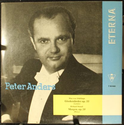 Eterna 7 20 068 - Glockenlieder Op. 22 (Spitteler) / Morgen, Op.