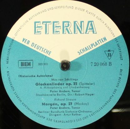 Eterna 7 20 068 - Glockenlieder Op. 22 (Spitteler) / Morgen, Op. - Image 4