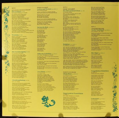 Eurodisc 25 287 XBK - Erika Köth Singt Lieder Von Mozart, Schube - Image 4