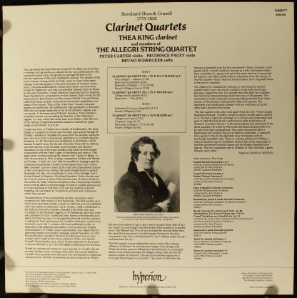 hyperion A66077 - Clarinet Quartets - Image 2