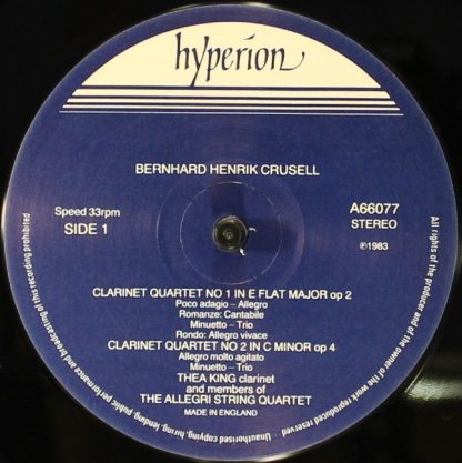hyperion A66077 - Clarinet Quartets - Image 3