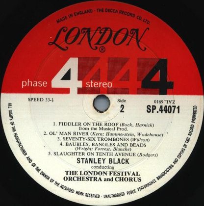 London Records SP 44071 - Broadway Spectacular - Image 4