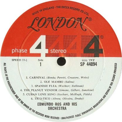 London Records SP 44094 - Latin Hits I Missed - Image 2