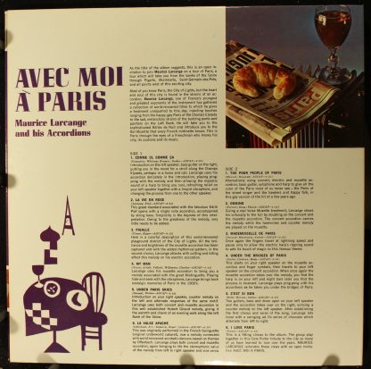 London Records SP 44013` - Avec Moi A Paris - Image 2