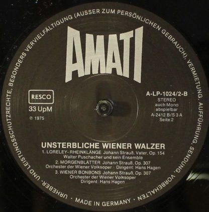Amati A-LP-1024/1-4 - Unsterbliche Wiener Walzer - Image 7