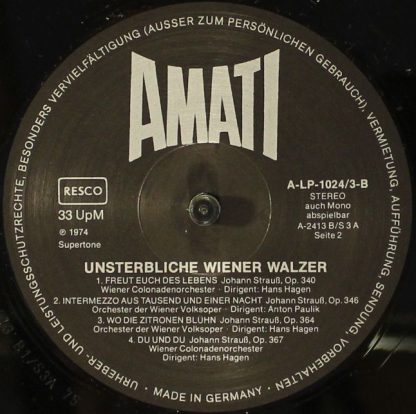 Amati A-LP-1024/1-4 - Unsterbliche Wiener Walzer - Image 8